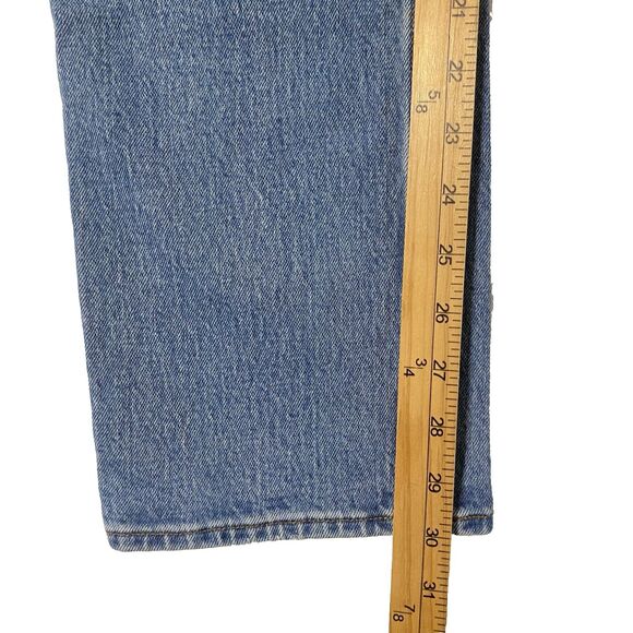 Abercrombie Fitch Jeans Women 25/0 Blue The 90s Straight Ultra High Rise - Picture 7 of 12